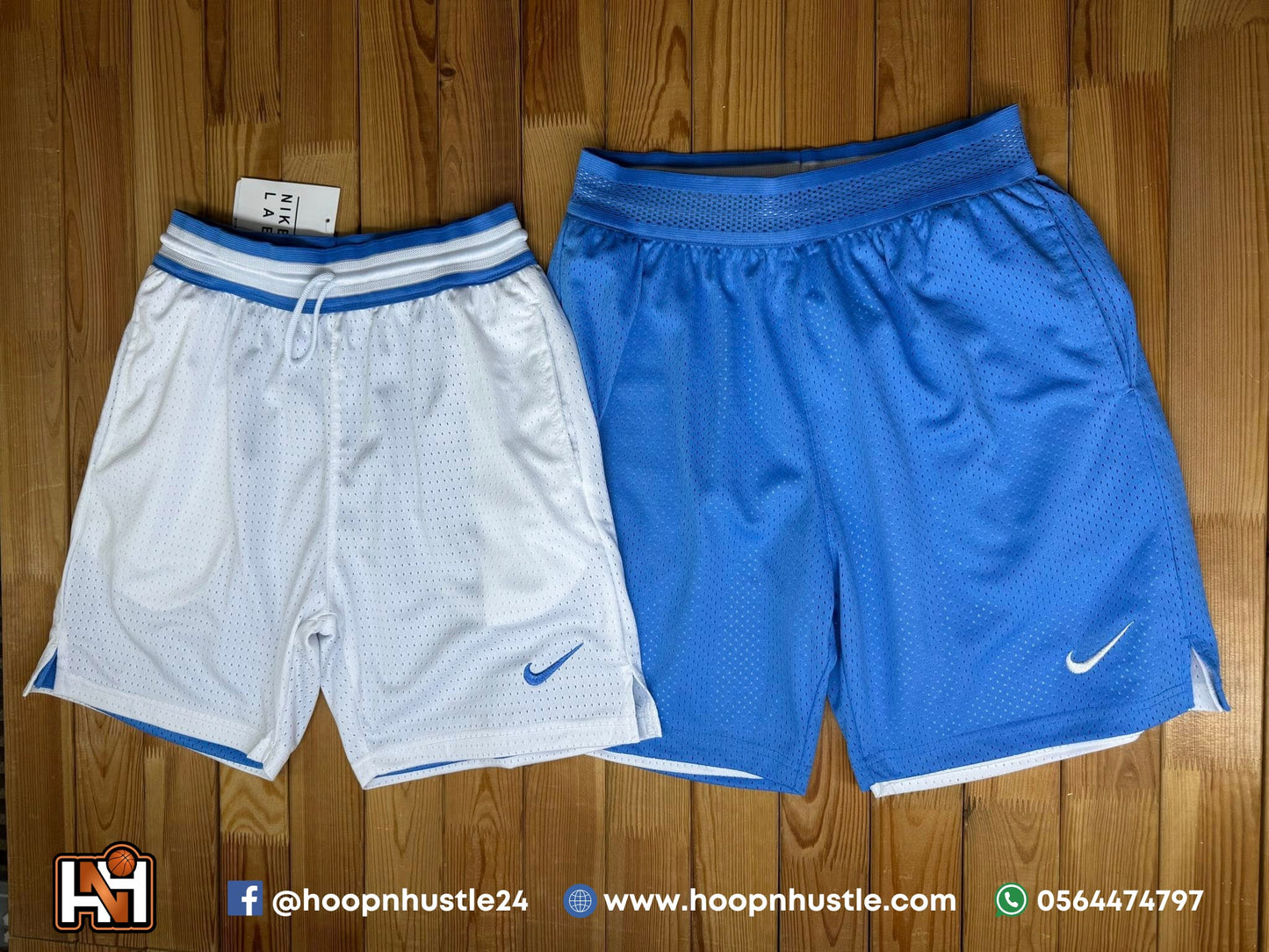 Mesh Reversible - White/Light Blue