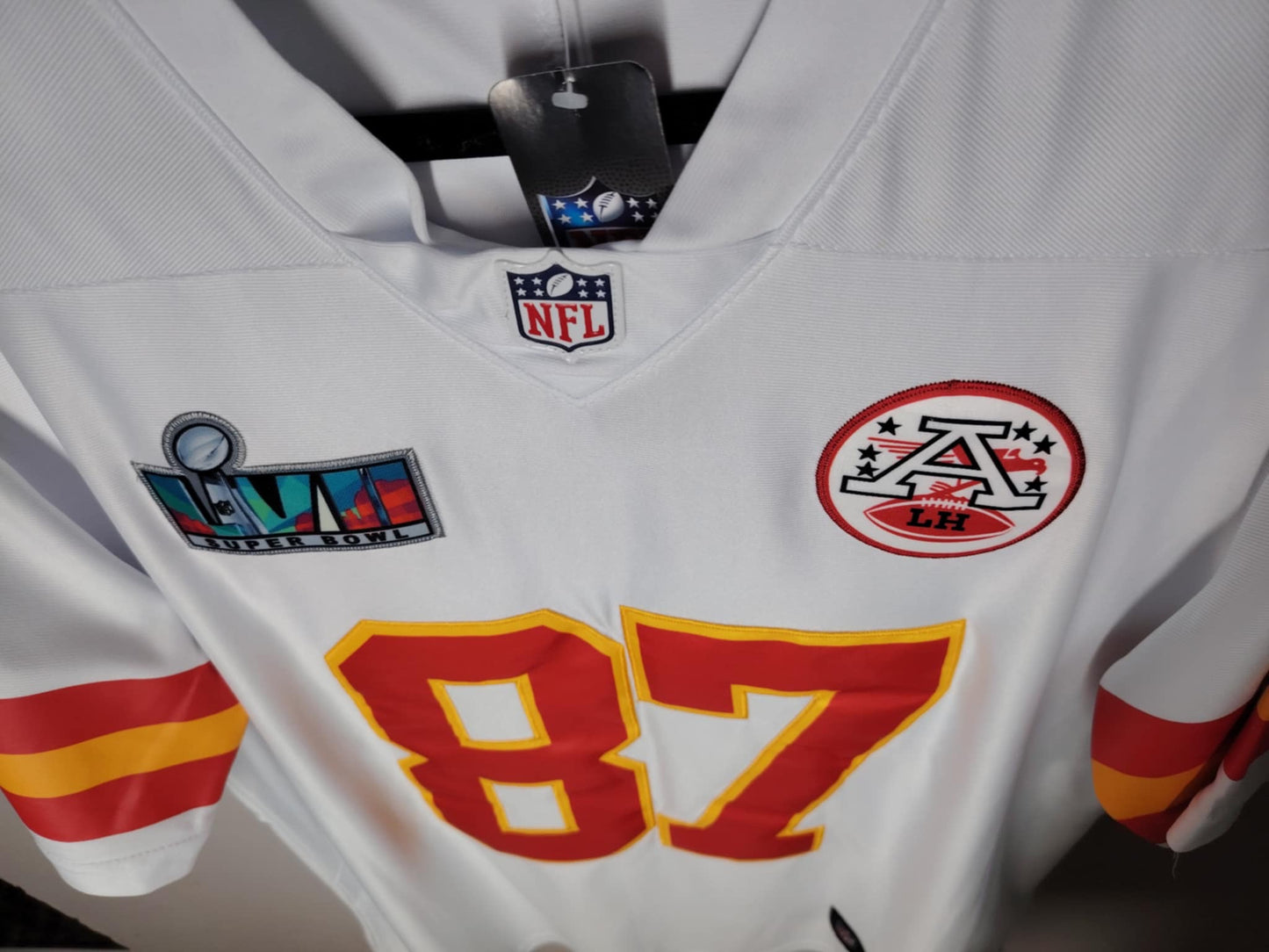 Kelce 87 White - NFL Jersey