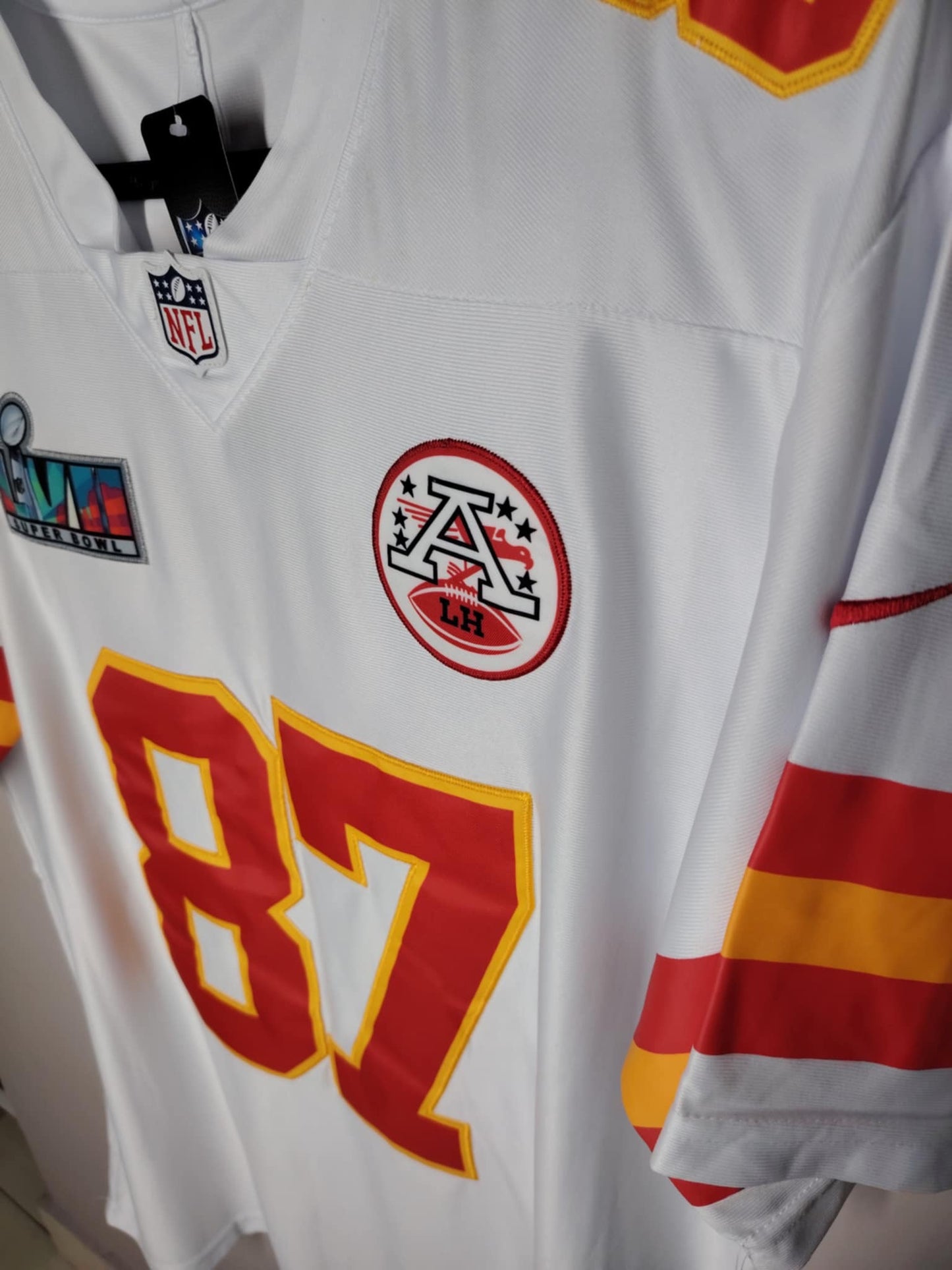 Kelce 87 White - NFL Jersey