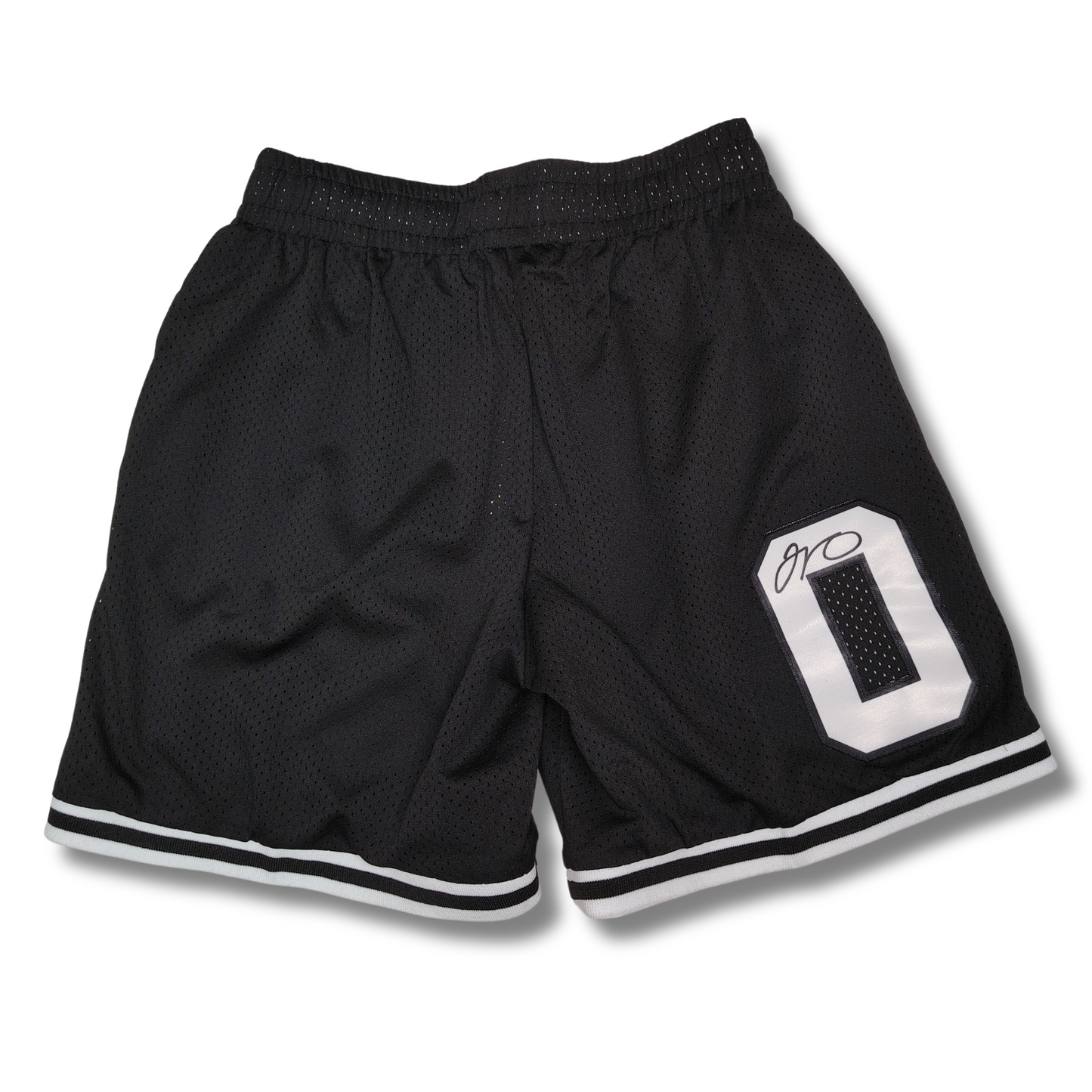 Tatum 0 Celtics Black  - Full Patch Jersey Shorts