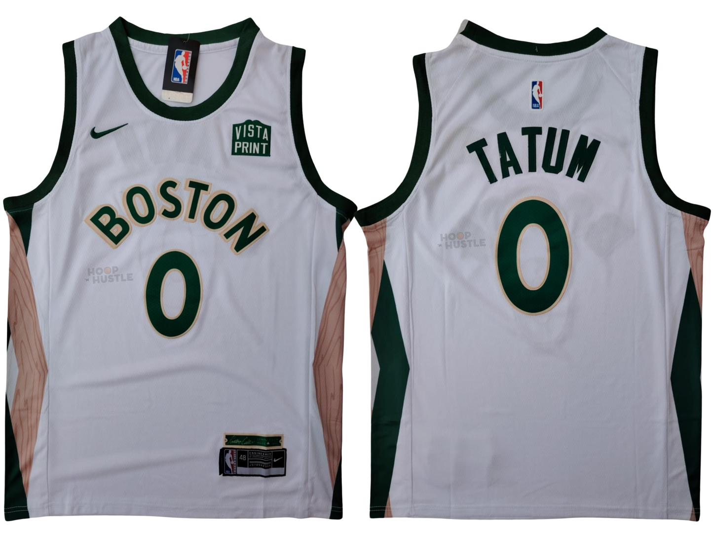 Retro Jersey - Boston Tatum White